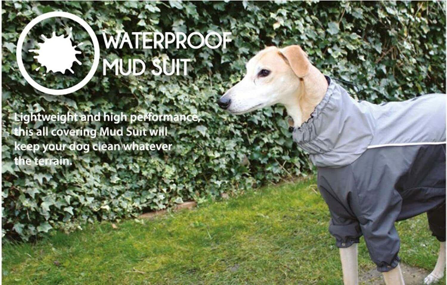 Waterproof Mud Suit Jacket 4 Legged Raincoat for Dogs - Mutts-Nutts